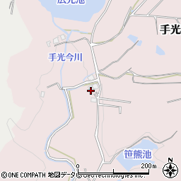 福岡県福津市手光836周辺の地図