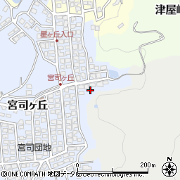 福岡県福津市宮司ヶ丘19周辺の地図