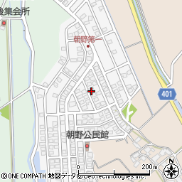 福岡県宗像市朝野168周辺の地図