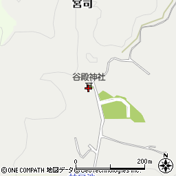 谷殿神社周辺の地図