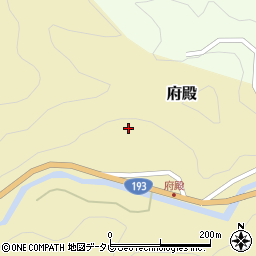徳島県那賀郡那賀町府殿日浦周辺の地図