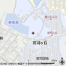 福岡県福津市宮司ヶ丘28周辺の地図