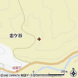 徳島県那賀郡那賀町府殿森ノ前周辺の地図