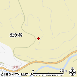 徳島県那賀町（那賀郡）府殿（森ノ前）周辺の地図