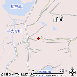 福岡県福津市手光751周辺の地図