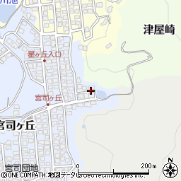 福岡県福津市宮司ヶ丘20-10周辺の地図