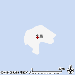 火島周辺の地図