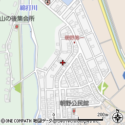 福岡県宗像市朝野143周辺の地図