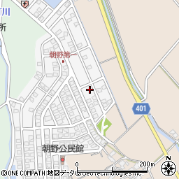 福岡県宗像市朝野97周辺の地図