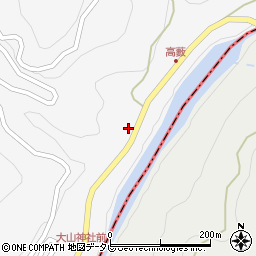 高知県吾川郡いの町高薮165周辺の地図