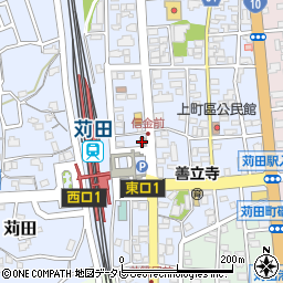 行橋警察署苅田交番周辺の地図