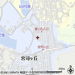 福岡県福津市宮司ヶ丘23周辺の地図