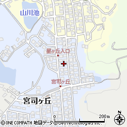 福岡県福津市宮司ヶ丘22周辺の地図