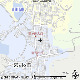 福岡県福津市宮司ヶ丘22-31周辺の地図