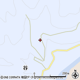 高知県長岡郡大豊町谷497周辺の地図