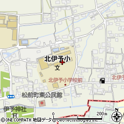 松前町立北伊予小学校周辺の地図