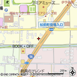 愛媛県伊予郡松前町筒井933周辺の地図