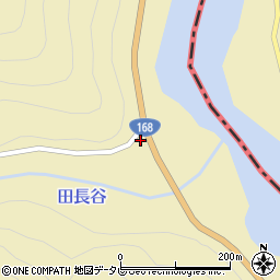和歌山県新宮市熊野川町田長26周辺の地図