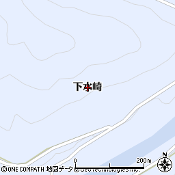 徳島県那賀郡那賀町水崎下水崎周辺の地図