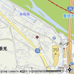 愛媛県伊予郡砥部町重光170-11周辺の地図