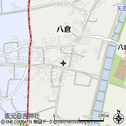 愛媛県伊予郡砥部町八倉周辺の地図