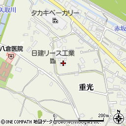 愛媛県伊予郡砥部町重光96周辺の地図