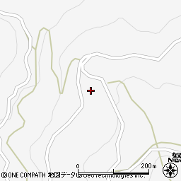 高知県長岡郡大豊町怒田536周辺の地図