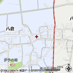 愛媛県伊予市八倉851-1周辺の地図