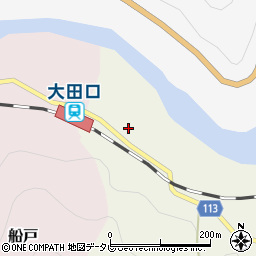 嶺北森林管理署　吉野川上流治山事業所周辺の地図