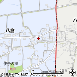 愛媛県伊予市八倉851周辺の地図