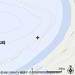 徳島県那賀郡那賀町水崎中野周辺の地図