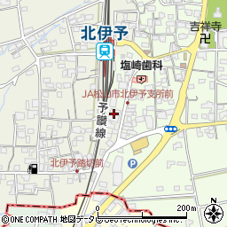 ＪＡ松山市北伊予周辺の地図