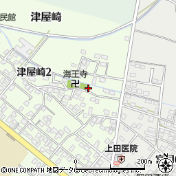 福岡県福津市津屋崎2丁目16周辺の地図