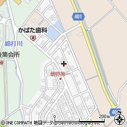 福岡県宗像市朝野54周辺の地図