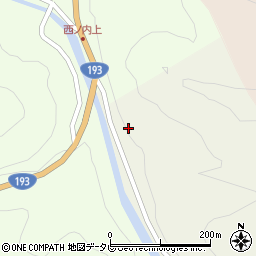 徳島県那賀郡那賀町丈ヶ谷木下11周辺の地図