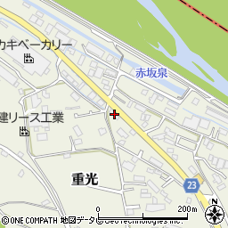 愛媛県伊予郡砥部町重光159周辺の地図