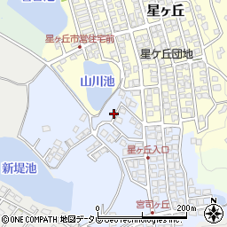 福岡県福津市宮司ヶ丘26周辺の地図