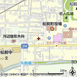 愛媛県伊予郡松前町筒井617-4周辺の地図