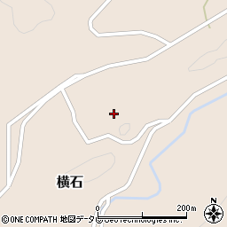 徳島県那賀郡那賀町横石下ノ地周辺の地図