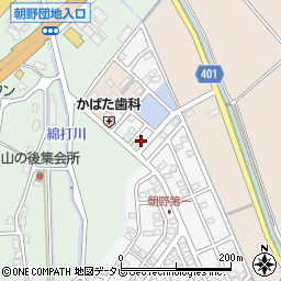 福岡県宗像市朝野29周辺の地図
