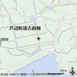長崎県壱岐市芦辺町諸吉南触周辺の地図