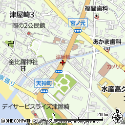 津屋崎周辺の地図