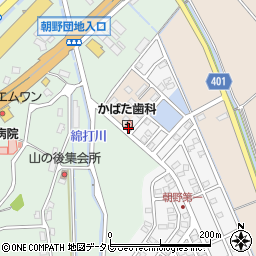 福岡県宗像市朝野19周辺の地図