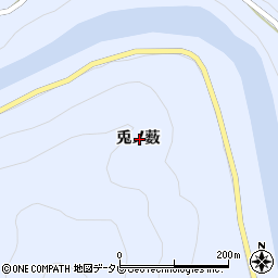 徳島県那賀郡那賀町水崎兎ノ薮周辺の地図