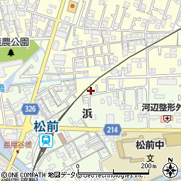 愛媛県伊予郡松前町筒井544-8周辺の地図