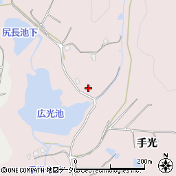 福岡県福津市手光692周辺の地図