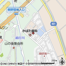 福岡県宗像市朝野18周辺の地図