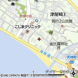 有限会社サンロイ津屋崎周辺の地図