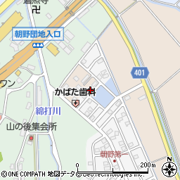 福岡県宗像市朝野16周辺の地図