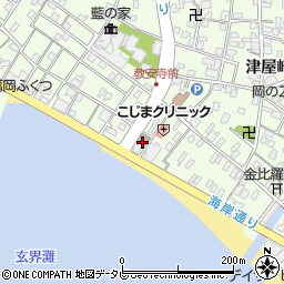 津屋崎町商工会周辺の地図